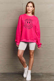 Simply Love Full Size Smiling Face Graphic Sweatshirt - Rags 2 Riches Shop