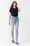 Lovervet Full Size Lauren Distressed High Rise Skinny Jeans