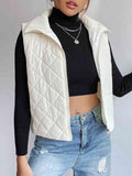 Zip-Up Collared Vest