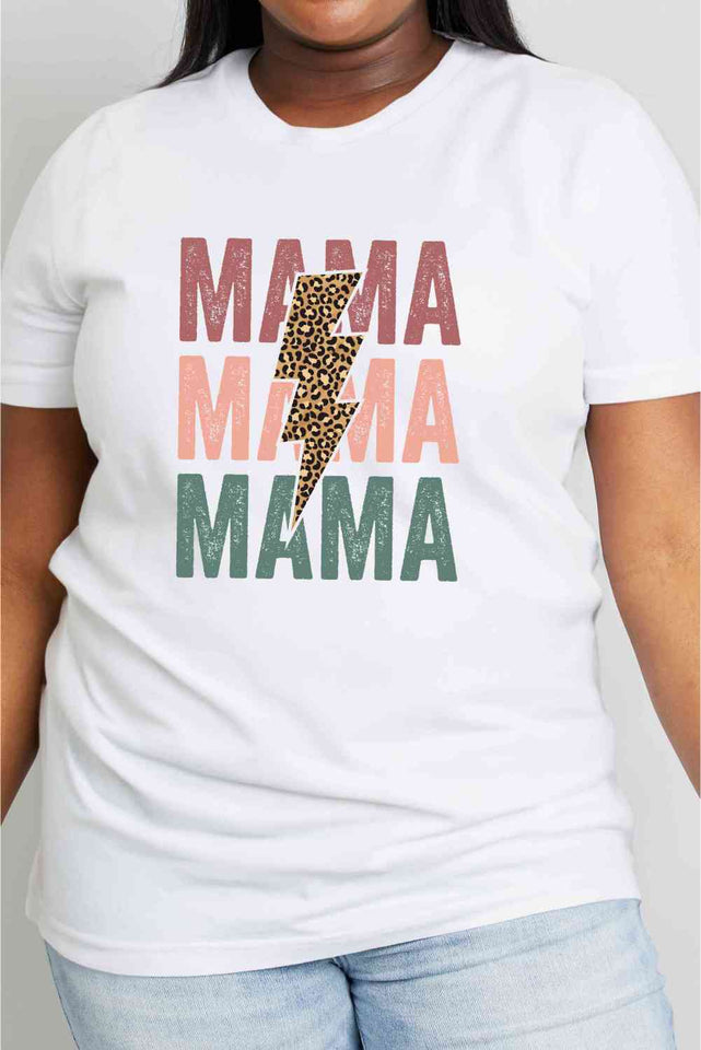 Simply Love Simply Love Full Size MAMA Graphic Cotton T-Shirt