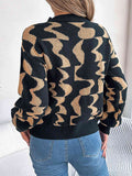 Round Neck Long Sleeve Sweater - Rags 2 Riches Shop