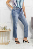 Kancan Full Size Amara High Rise Slim Straight Jeans