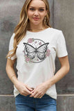 Simply Love Simply Love Full Size Butterfly Graphic Cotton Tee