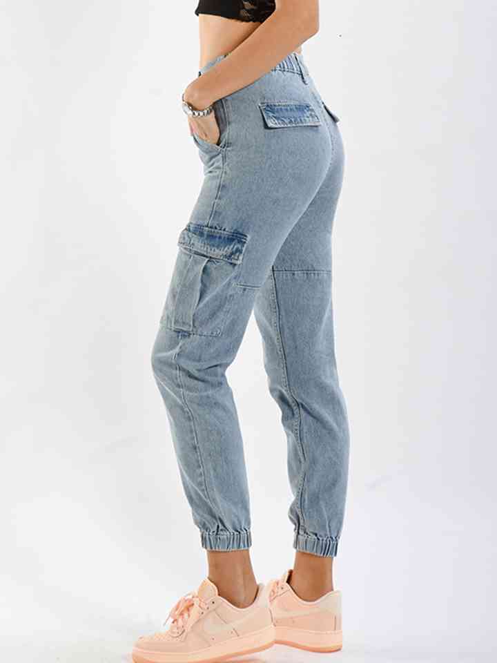 Full Size Buttoned Jeans - Rags 2 Riches Shop