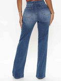 Raw Hem High Waist Jeans - Rags 2 Riches Shop