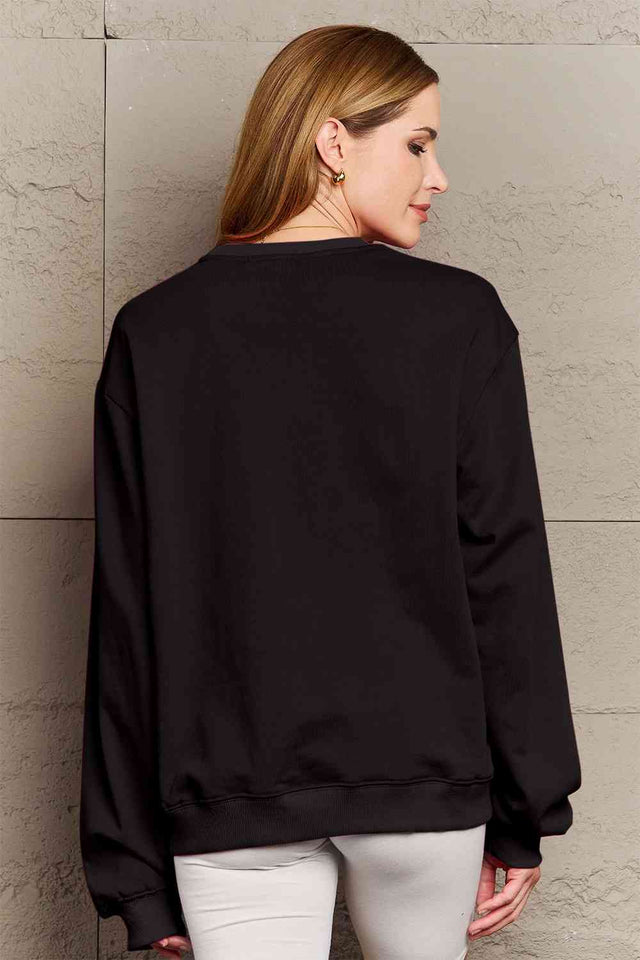 Simply Love Full Size Graphic Round Neck Sweatshirt - Rags 2 Riches Shop