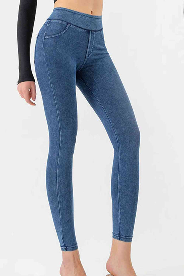 High Waist Skinny Jeans - Rags 2 Riches Shop