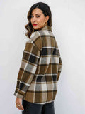 Plaid Button-Down Jacket