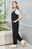 Double Take Full Size Sleeveless Straight Jumpsuit