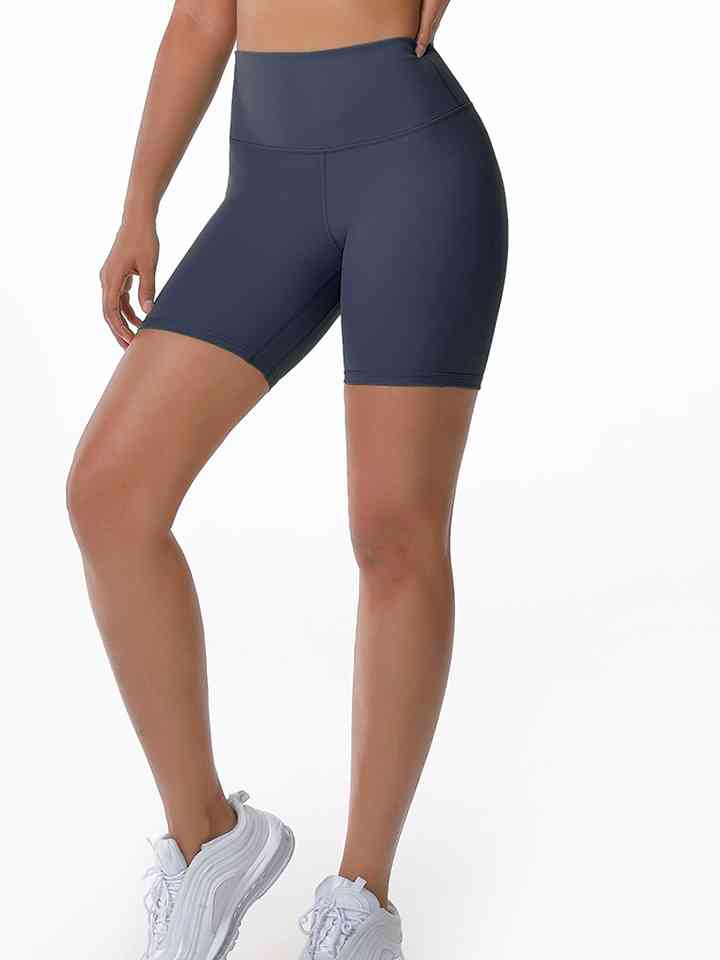 Wide Waistband Sports Shorts