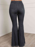 Button Fly Flare Jeans - Rags 2 Riches Shop