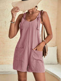 Full Size Scoop Neck Romper with Pockets - Rags 2 Riches Shop