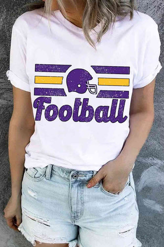 FOOTBALL Graphic Short Sleeve T-Shirt