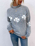 Four Leaf Clover Mock Neck Sweater - Rags 2 Riches Shop