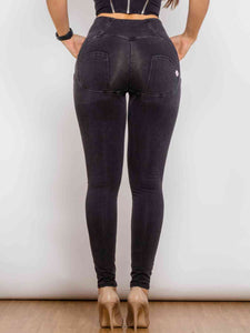 Full Size Zip-Up Skinny Jeans - Rags 2 Riches Shop