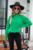 Turtle Neck Long Sleeve Pullover Sweater