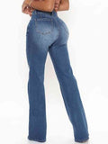 Raw Hem High Waist Jeans - Rags 2 Riches Shop