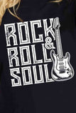 Simply Love Full Size ROCK & ROLL SOUL Graphic Cotton T-Shirt