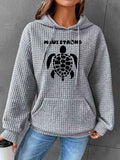 Full Size Turtle Graphic Drawstring Hoodie - Rags 2 Riches Shop