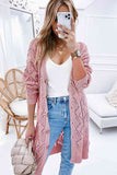 V-Neck Long Sleeve Cardigan