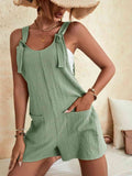 Full Size Scoop Neck Romper with Pockets - Rags 2 Riches Shop