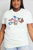 Simply Love Full Size Butterfly Graphic Cotton Tee