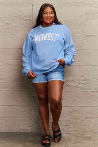 Simply Love Full Size MIDWEST Graphic Sweatshirt