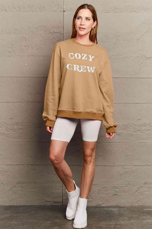 Simply Love Full Size COZY GREW Graphic Sweatshirt