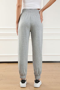 Elastic Waist Pocketed Joggers