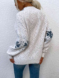 Four Leaf Clover Mock Neck Sweater - Rags 2 Riches Shop