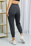 Leggings Depot Full Size Wide Waistband Cropped Joggers