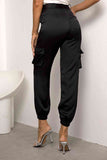 High Waist Pants with Pockets