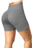 Drawstring Ribbed Sports Shorts