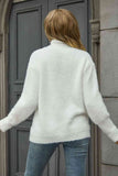 Turtle Neck Long Sleeve Pullover Sweater