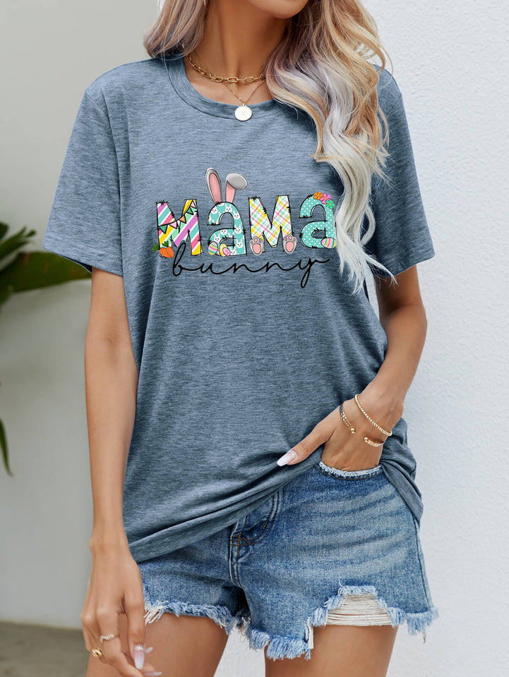 MAMA BUNNY Easter Graphic Tee