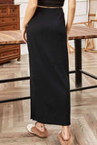 Slit Maxi Skirt