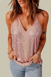 Sequin Racerback Tank