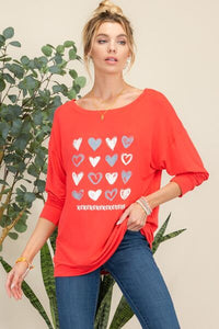 Celeste Full Size Heart Graphic Long Sleeve T-Shirt