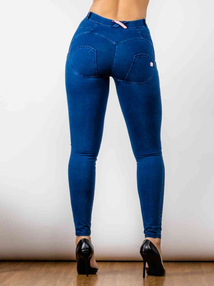 Buttoned Skinny Jeans - Rags 2 Riches Shop