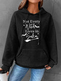 Full Size Graphic Textured Hoodie with Pocket - Rags 2 Riches Shop