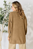 Basic Bae Full Size Ribbed Cocoon Cardigan