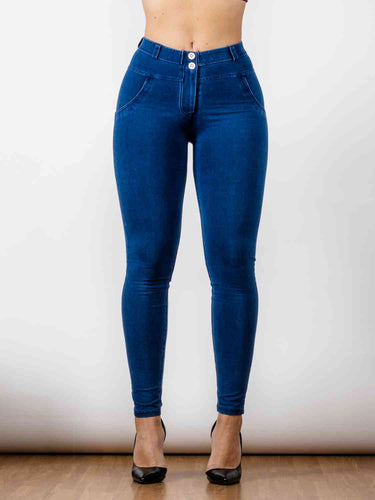 Buttoned Skinny Jeans - Rags 2 Riches Shop