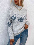 Four Leaf Clover Mock Neck Sweater - Rags 2 Riches Shop