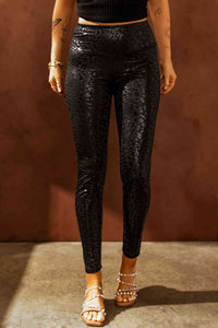 Double Take High Waist Slim Fit Long Pants