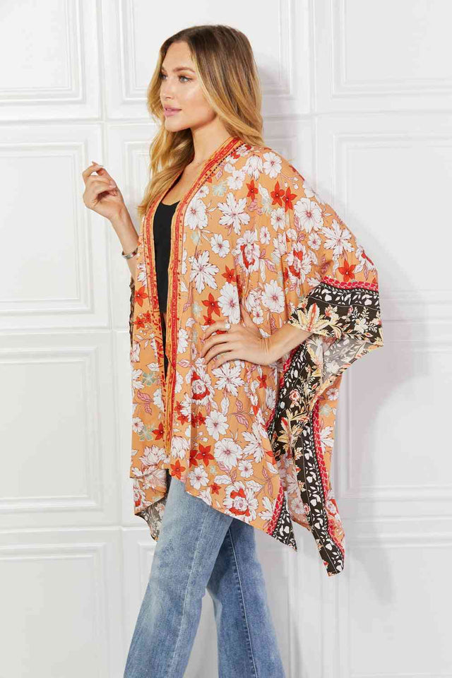 Justin Taylor Peachy Keen Cover-Up  Kimono