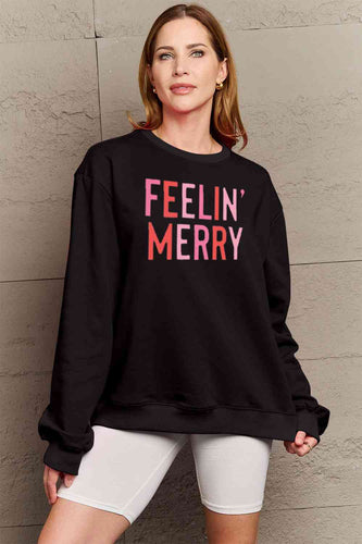 Simply Love Full Size Graphic Round Neck Sweatshirt - Rags 2 Riches Shop