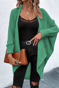 Open Front Dolman Sleeve Cardigan