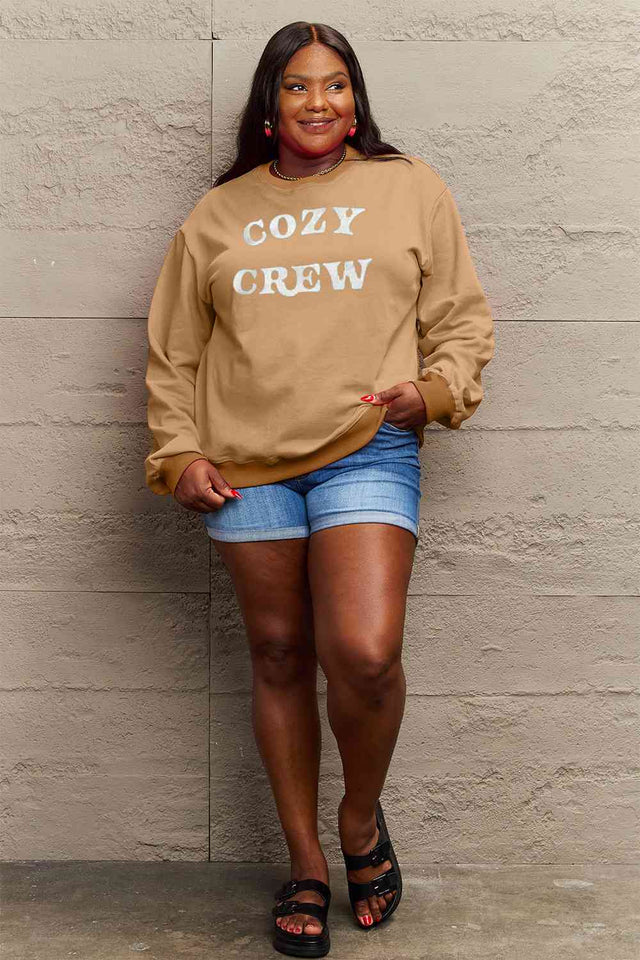 Simply Love Full Size COZY GREW Graphic Sweatshirt