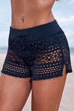 Full Size Drawstring Waist Swim Shorts